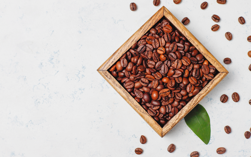 Granos de cafe premium