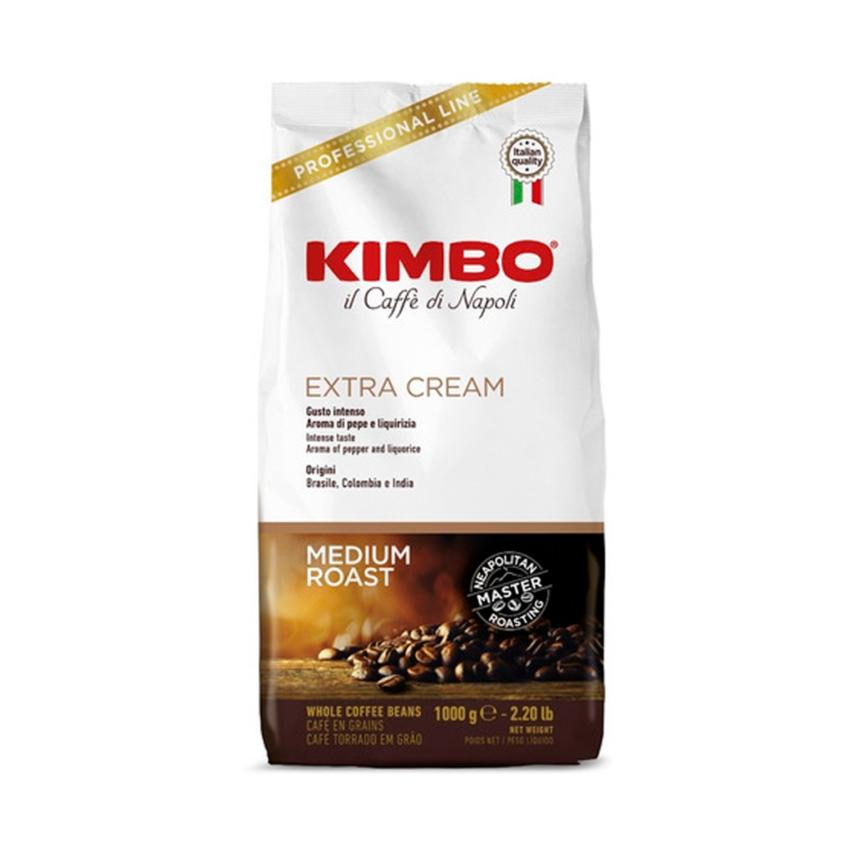 Kimbo Espresso Extra Cream 1kg Grano Entero