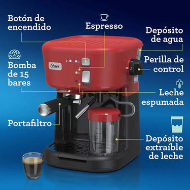 Cafetera Expresso Cappuccino OSTER