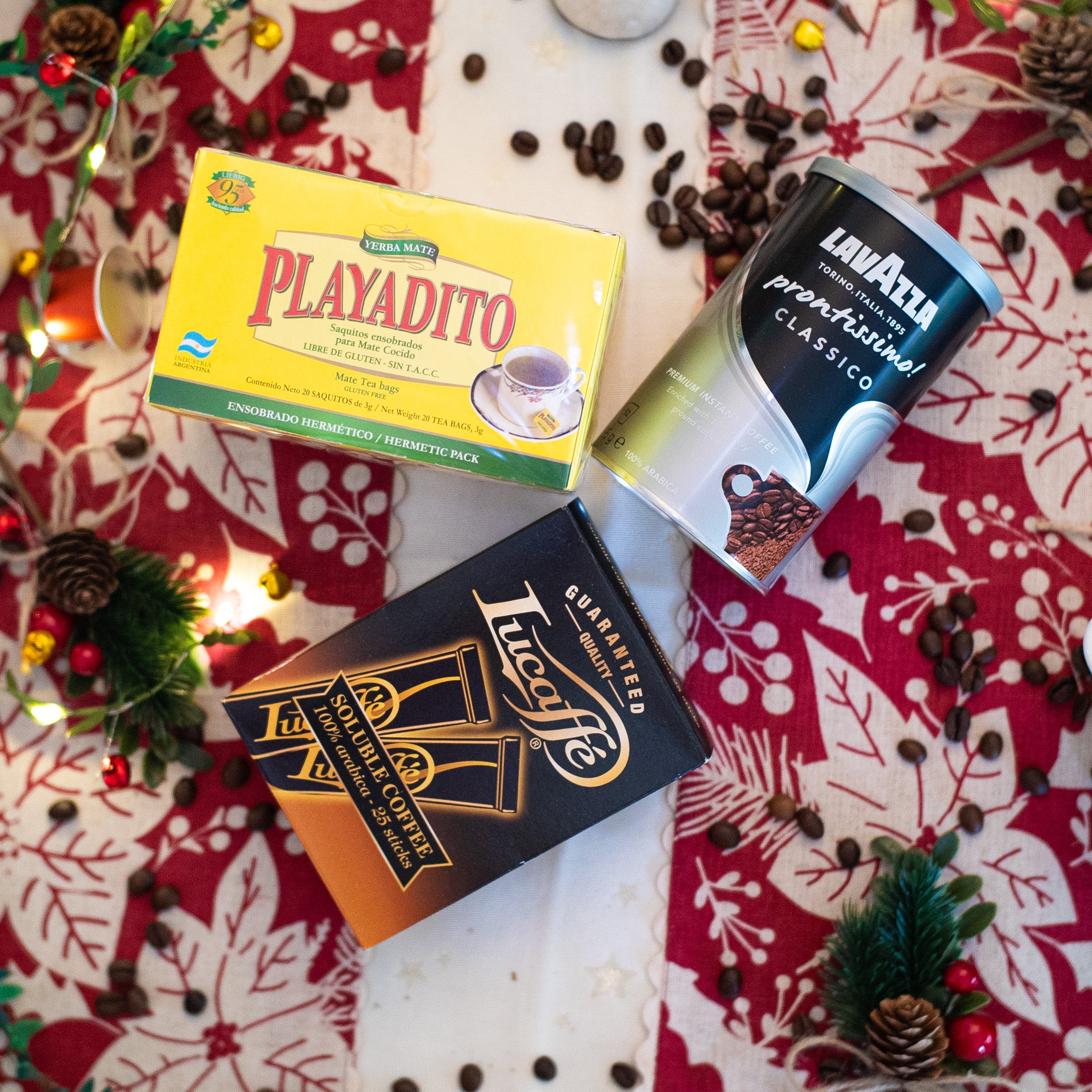 🎄 Pack Navideño Instantáneo: Café y Mate