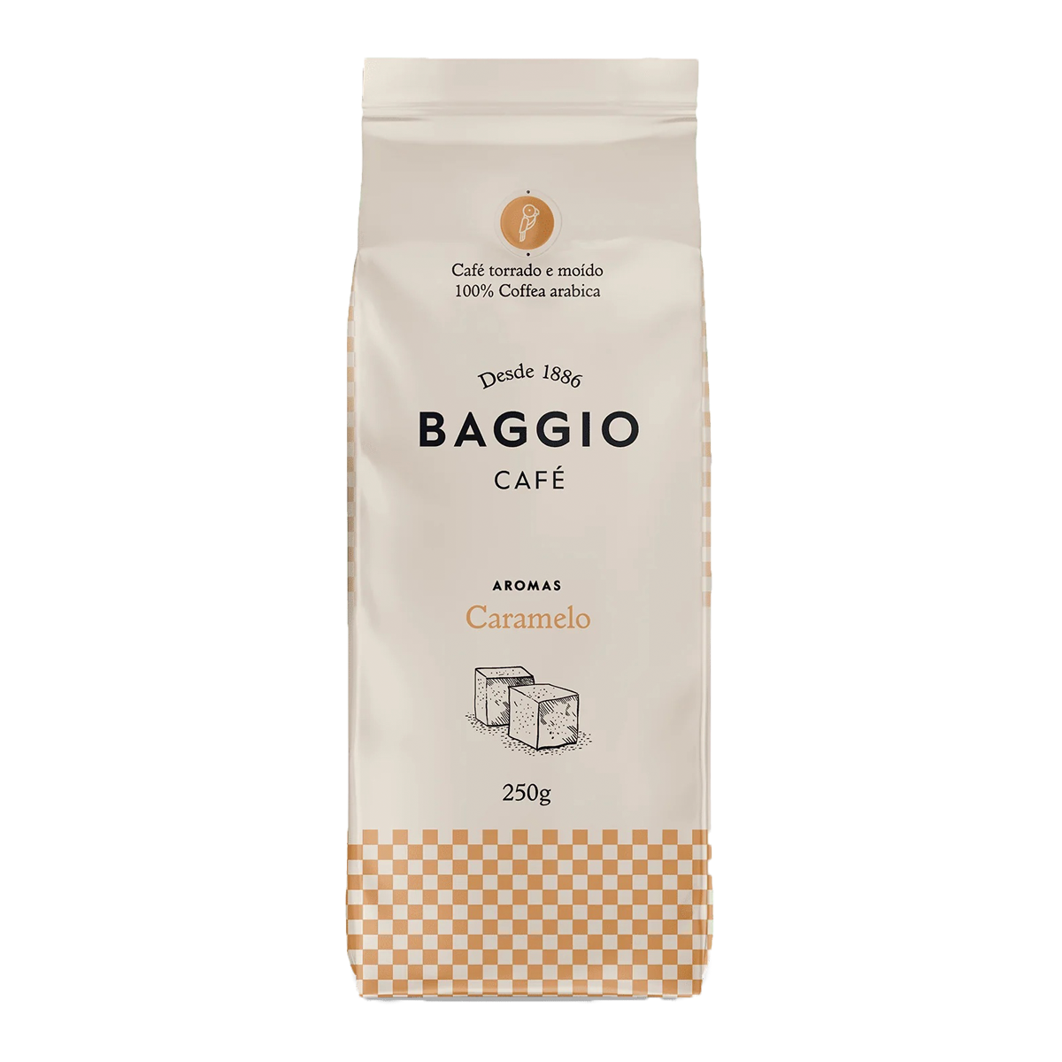 Baggio Café Aromatizado de Caramelo 250grs Grano Molido