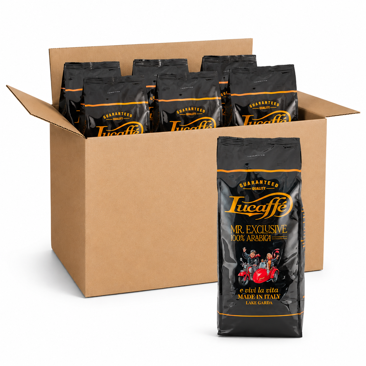 6 Kilos Lucaffe Mr. Exclusive 1 kg Grano Entero
