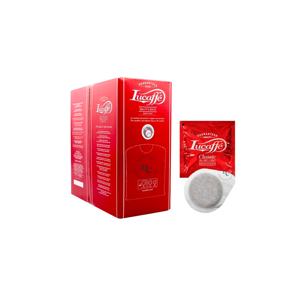 Caja Lucaffe 150 Cialde Pods Clásico