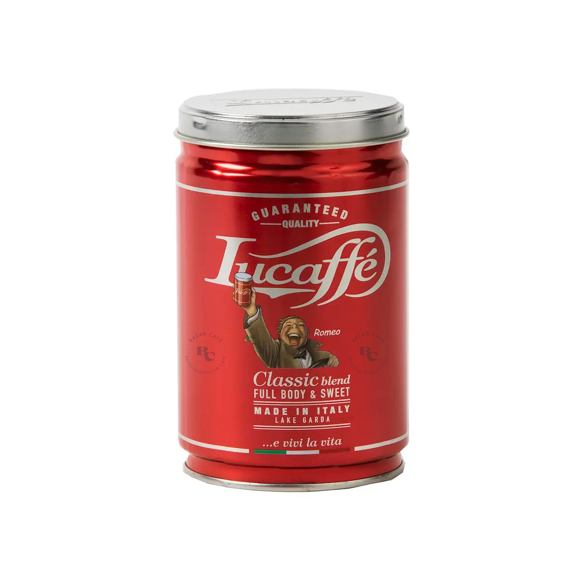 Lata Lucaffe Classica 250 grs Grano Molido
