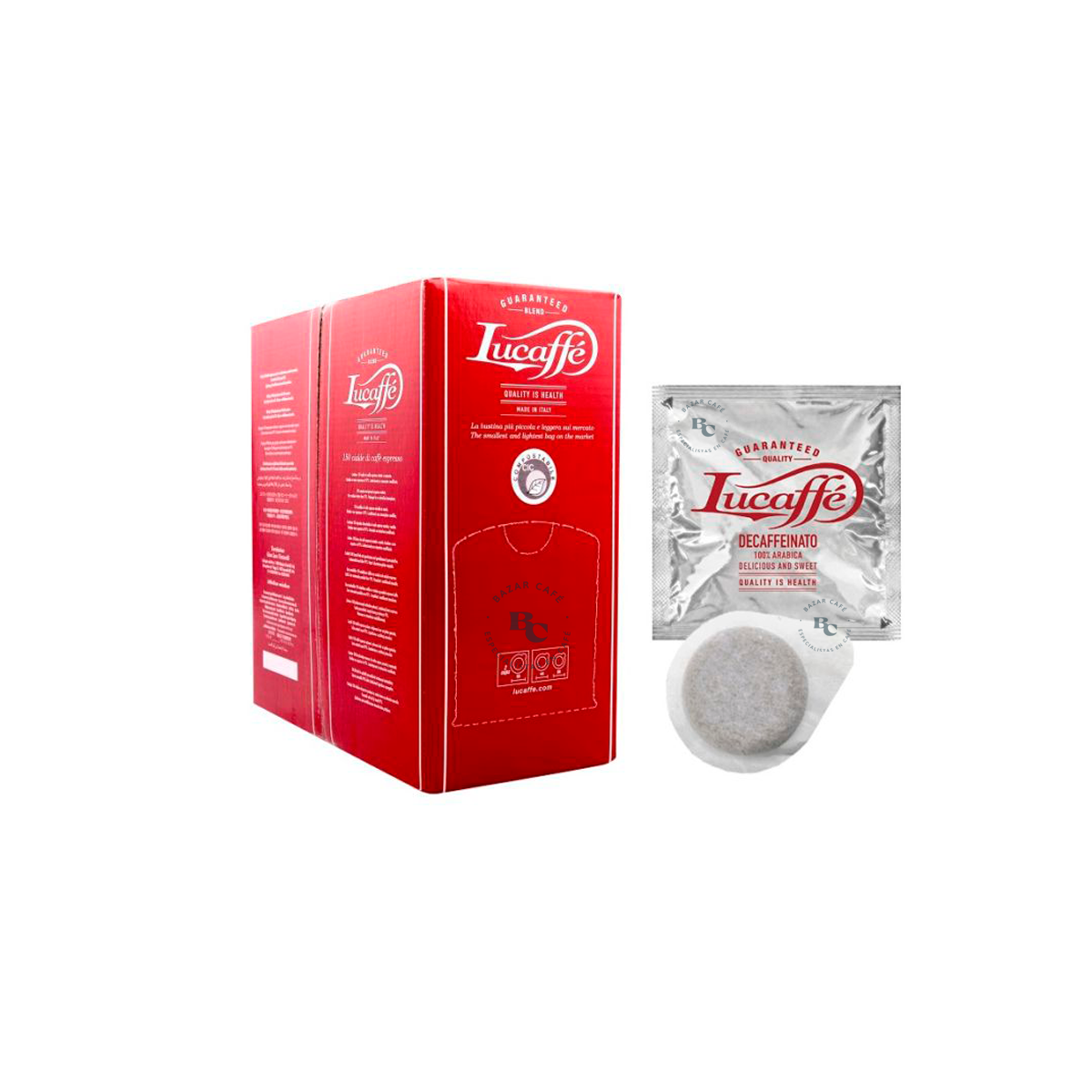 Caja Lucaffe 150 Cialde Pods Descafeinado