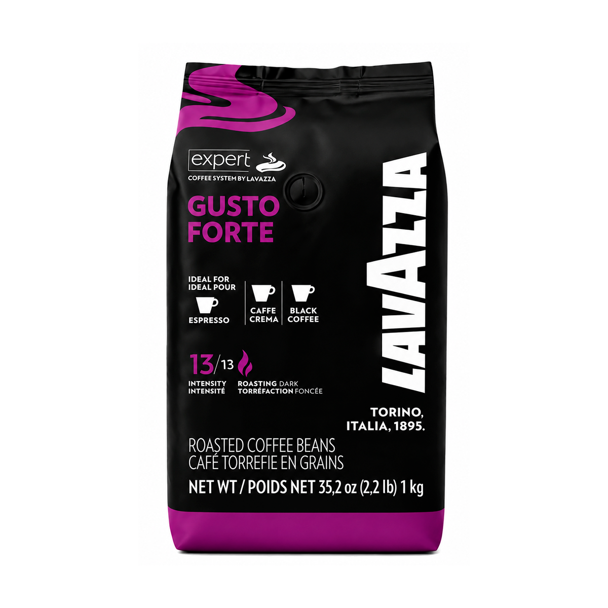 Lavazza Gusto Forte 1 kg Grano Entero