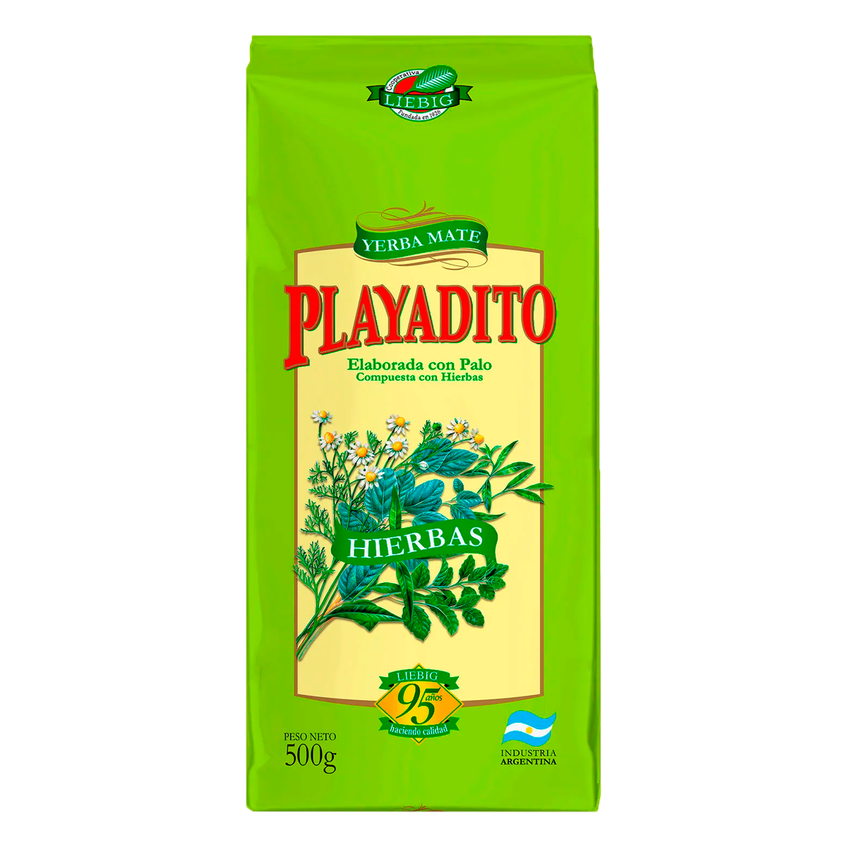 Yerba Mate Playadito con Hierbas 500grs