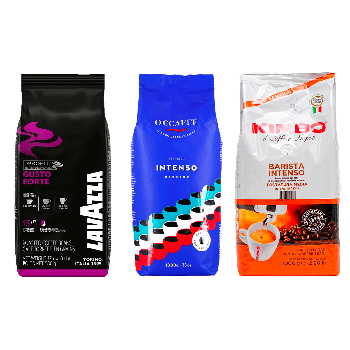 Pack Café Intenso 3 kg en Grano Entero