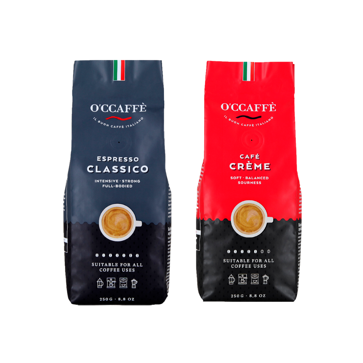 Pack 2 Occaffe en Grano Entero 250grs