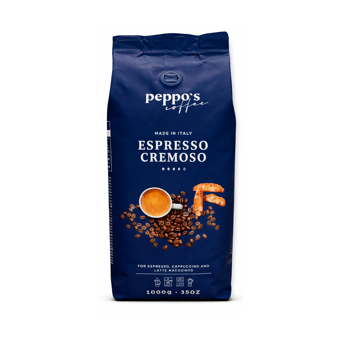 Peppo's Espresso Cremoso 1kg Grano Entero