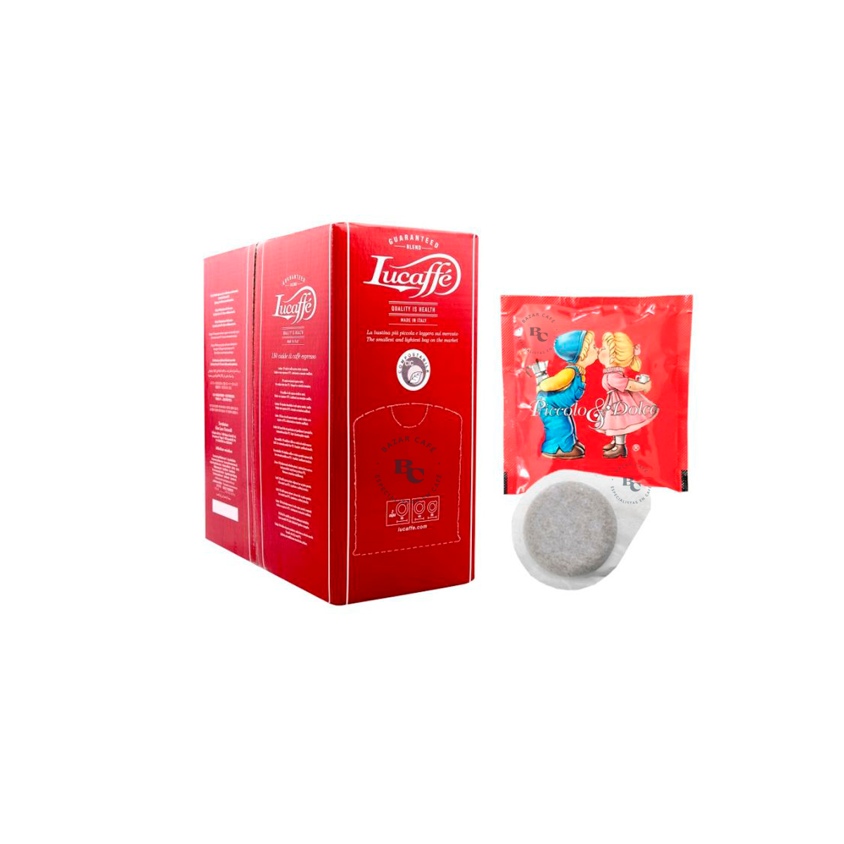 Caja Lucaffe 150 Cialde Pods Piccolo & Dolce