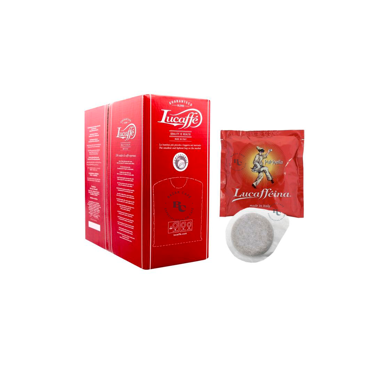 Caja Lucaffe 150 Cialde Pods Pulcinella
