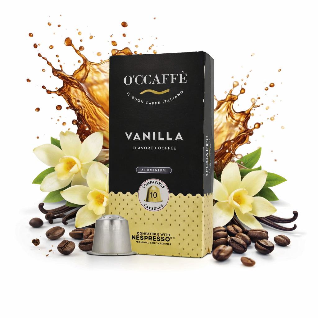 Occaffe Vainilla 10 Cápsulas Aromatizadas Compatibles para Nespresso