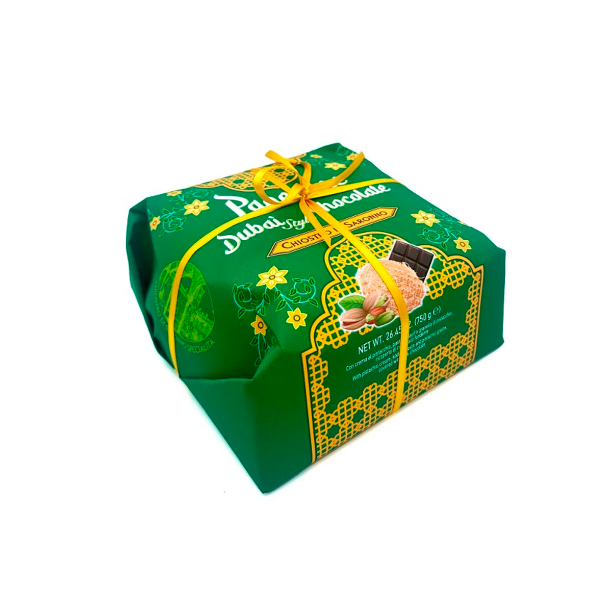 Panettone de Chocolate Estilo Dubai 800 grs
