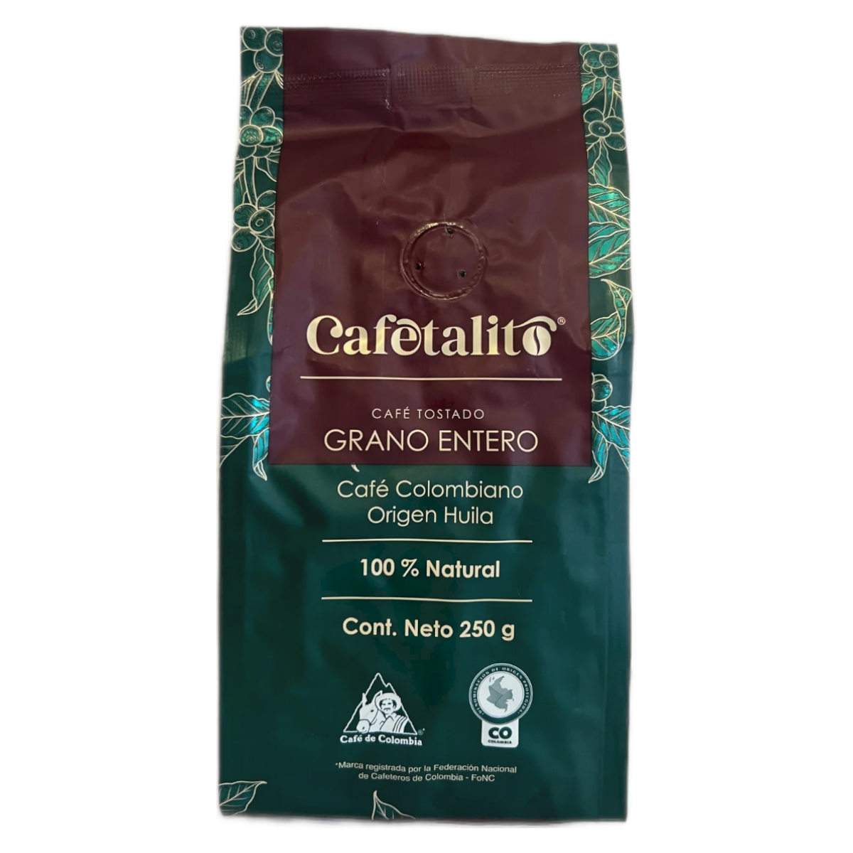 Cafetalito 250 grs Grano Entero - Café de Especialidad