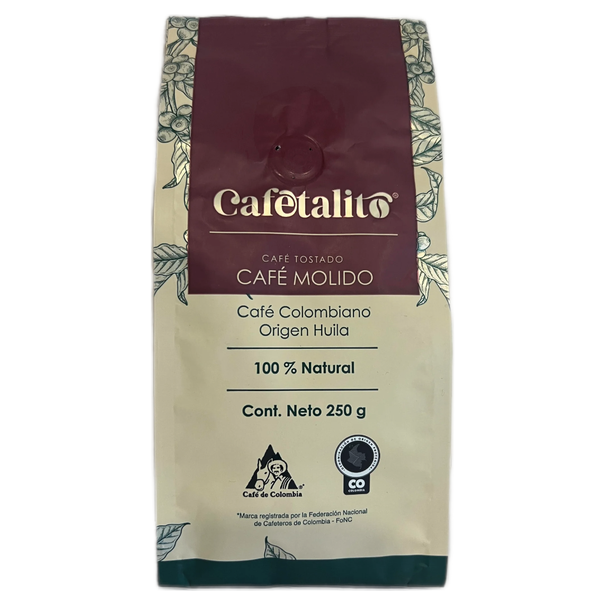 Cafetalito 250 grs Grano Molido - Café de Especialidad