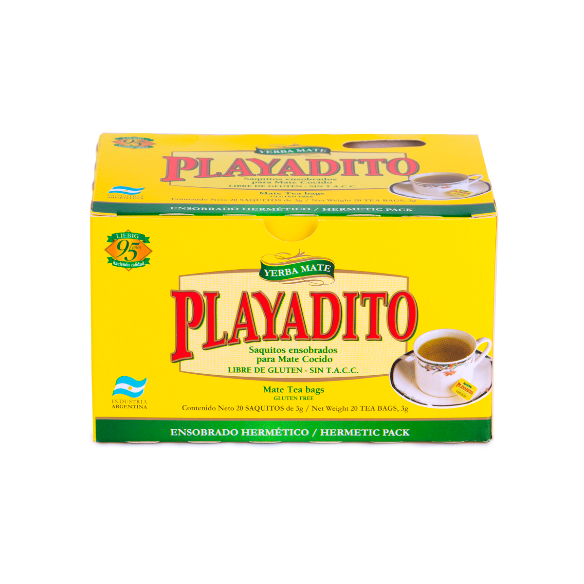 Yerba Mate Playadito Bolsitas 20 Unidades