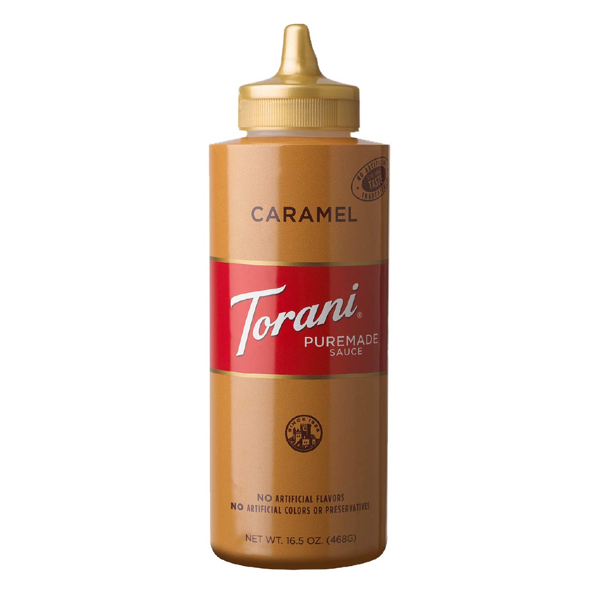 Salsa De Caramelo Torani Puremade 468gr
