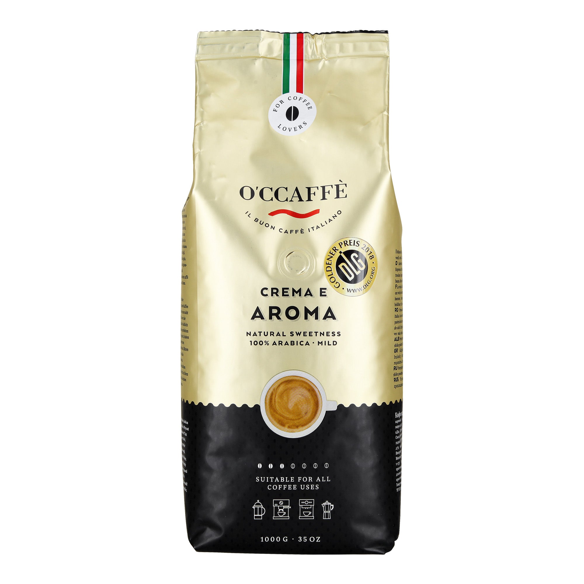 Occaffe Grano Crema E Aroma 100% Arabica 1kg
