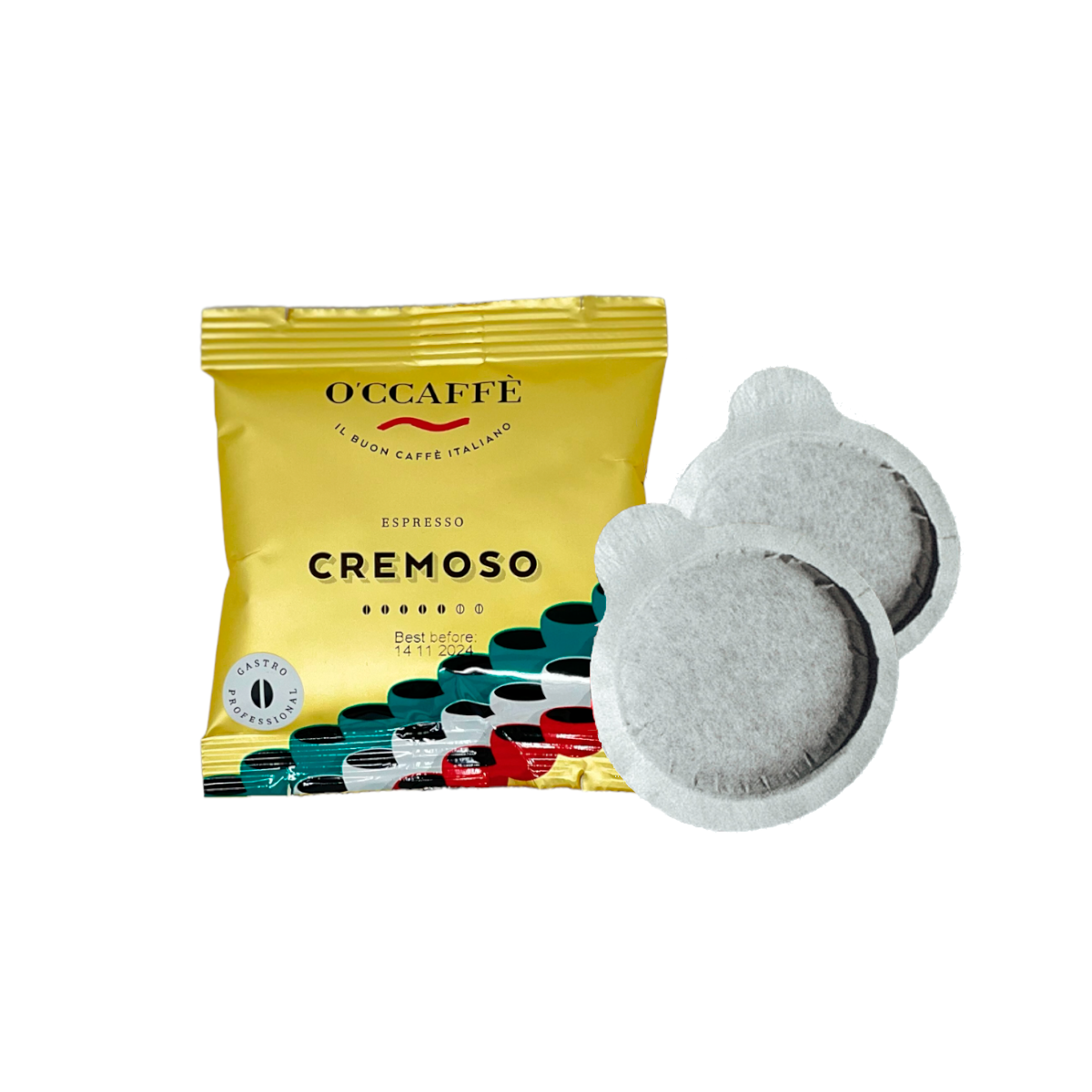 Caja Occaffe 150 Cialde Pods Cremoso Tipo Ese