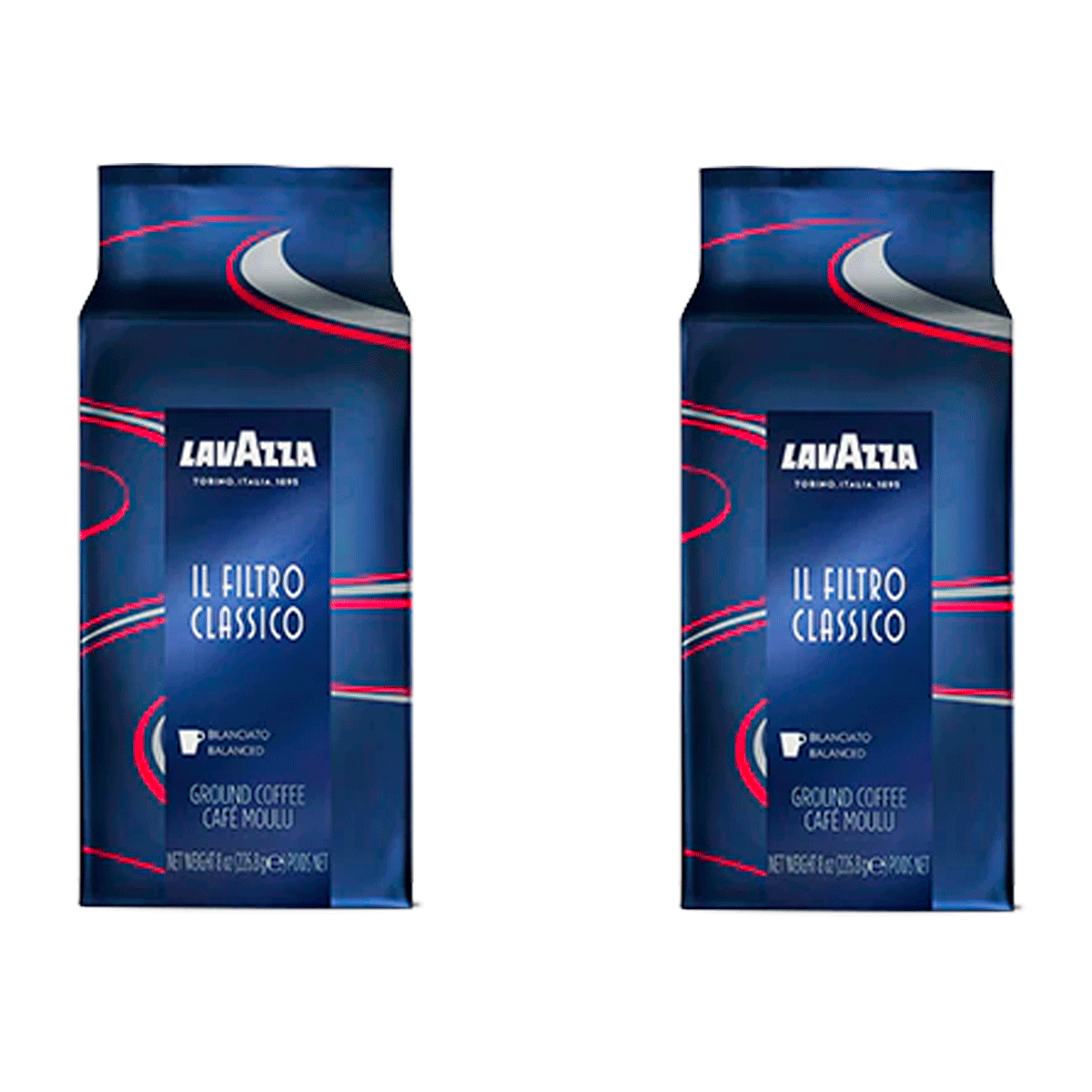 Lavazza Il Filtro Clasico 226,8 grs. x 2 Grano Molido