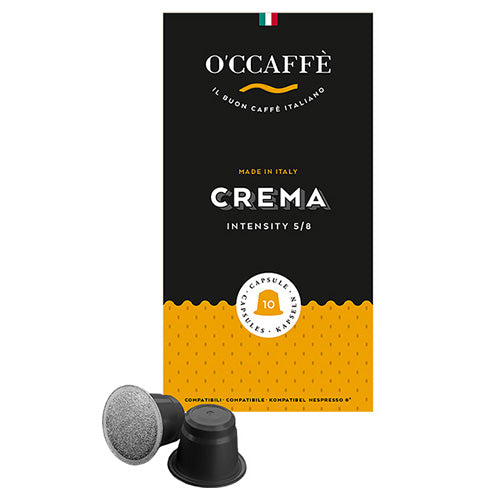 Occaffe Crema 10 Cápsulas Compatibles para Nespresso